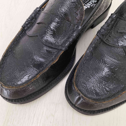 ケンフォード KENFORD ペイズリー型押しローファー メンズ JPN:26