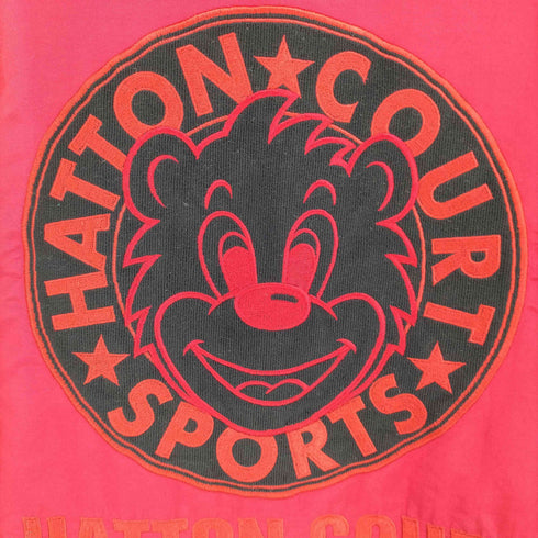 HATTON COURT SPORT 80-90s リバーシブル 刺繍 ナイロンジャケット ジップアップ 中綿ジャケット メンズ JPN:M