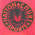 HATTON COURT SPORT 80-90s リバーシブル 刺繍 ナイロンジャケット ジップアップ 中綿ジャケット メンズ JPN:M
