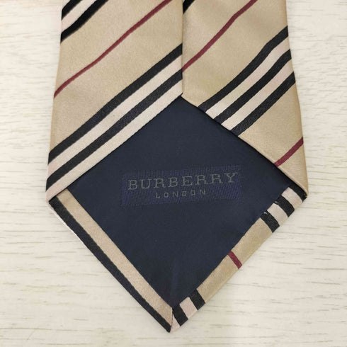 バーバリーロンドン BURBERRY LONDON ストライプ シルク ネクタイ メンズ
