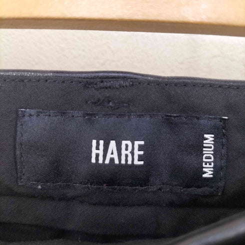 ハレ HARE フェイクレザー ブーツカットパンツ メンズ JPN:M