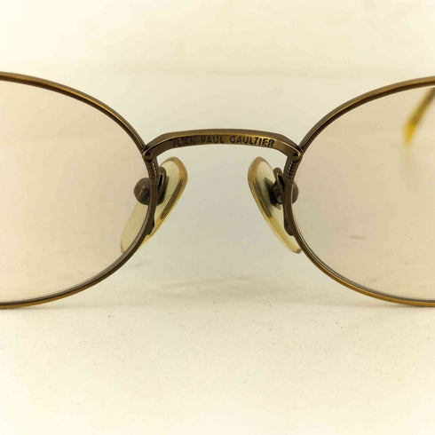 ジャンポールゴルチエ Jean Paul GAULTIER オーバル カラーレンズ メタルフレーム 眼鏡 メンズ 50□19 140