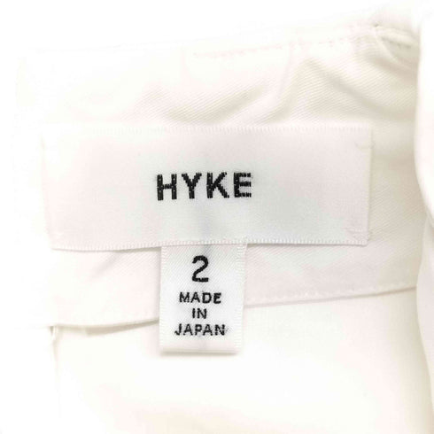 ハイク HYKE バックジップライダースシャツ レディース JPN:2