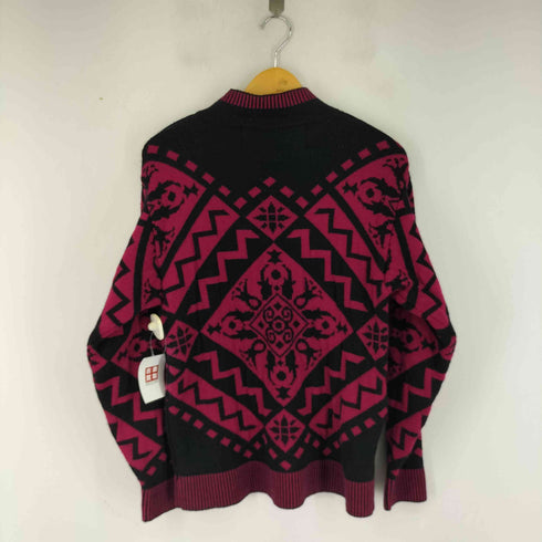 OSSI SKIWEAR Vネック総柄ニット メンズ