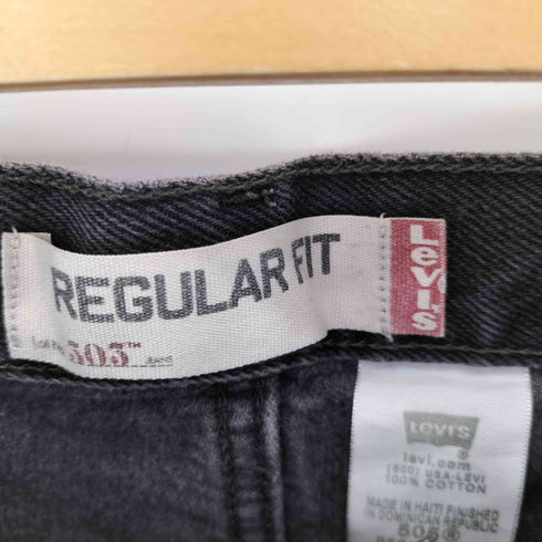 リーバイス Levis 00s メキシコ製 505 REGULAR FIT ブラックデニムパンツ メンズ W32 W30
