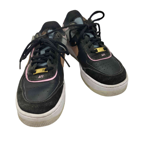 ナイキ NIKE Wmns Air Force 1 Shadow Black Light Arctic Pink エアフォース1 シャドー ミドルカット スニーカー レディース 25.0cm