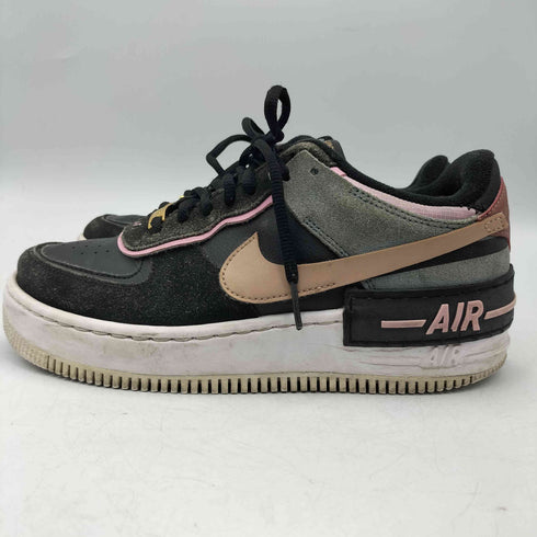 ナイキ NIKE Wmns Air Force 1 Shadow Black Light Arctic Pink エアフォース1 シャドー ミドルカット スニーカー レディース 25.0cm