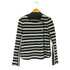アルマーニエクスチェンジ ARMANI EXCHANGE 編み込みボーダージャケット レディース import:S
