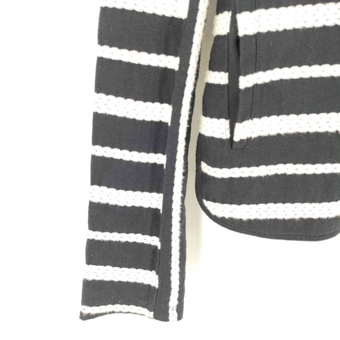 アルマーニエクスチェンジ ARMANI EXCHANGE 編み込みボーダージャケット レディース import:S