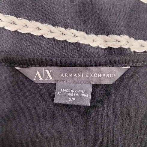 アルマーニエクスチェンジ ARMANI EXCHANGE 編み込みボーダージャケット レディース import:S