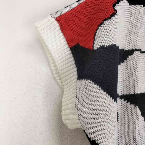 ifi MADE IN USA 総柄アクリルS/S ニット メンズ JPN:L