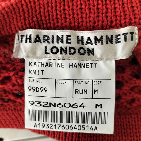 キャサリンハムネットロンドン KATHARINE HAMNETT LONDON メッシュニットタンクトップ レディース JPN:M