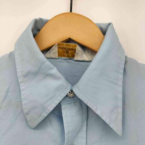 Lancer California 70S ダメージ加工 L/S ポリエステル シャツ メンズ import:L