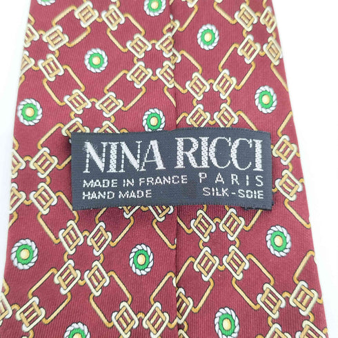 ニナリッチ NINA RICCI 総柄シルクネクタイ レディース