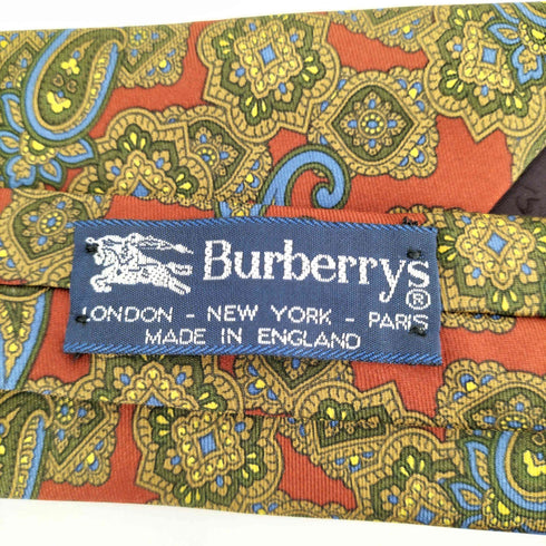 バーバリーズ BURBERRYS 総柄シルクネクタイ メンズ