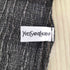 イヴサンローラン Yves Saint Laurent シルクカシミヤ フリンジストール メンズ