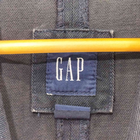 ギャップ Gap 90-2000s ブラックデニム3Bテーラードジャケット BLACKDEINM メンズ M