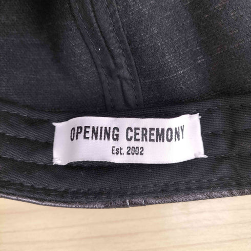 オープニングセレモニー OPENING CEREMONY フェイクレザー6パネルキャップ メンズ ONE SIZE