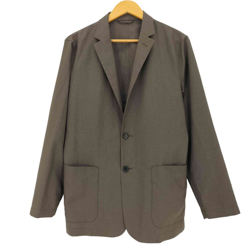 ユナイテッドアローズグリーンレーベルリラクシング UNITED ARROWS green label relaxing リネンライク ドライ エステル ジャーディガンジャケット メンズ JPN:L