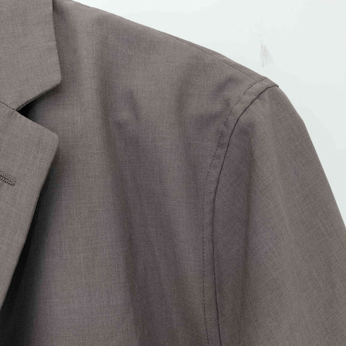 ユナイテッドアローズグリーンレーベルリラクシング UNITED ARROWS green label relaxing リネンライク ドライ エステル ジャーディガンジャケット メンズ JPN:L