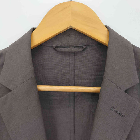 ユナイテッドアローズグリーンレーベルリラクシング UNITED ARROWS green label relaxing リネンライク ドライ エステル ジャーディガンジャケット メンズ JPN:L