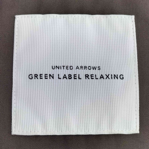 ユナイテッドアローズグリーンレーベルリラクシング UNITED ARROWS green label relaxing リネンライク ドライ エステル ジャーディガンジャケット メンズ JPN:L
