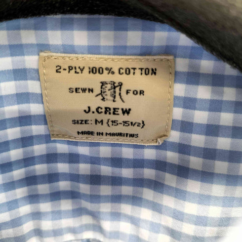 ジェイクルー J.CREW L/S BDチェックシャツ メンズ import:M