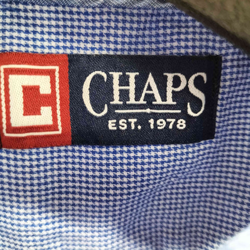 チャップス CHAPS L/S BDチェックシャツ メンズ import:M