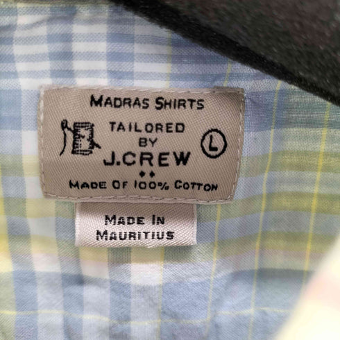 ジェイクルー J.CREW L/S チェックシャツ メンズ import:L