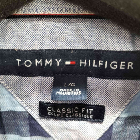 トミーヒルフィガー TOMMY HILFIGER L/S BDチェックシャツ メンズ import:L