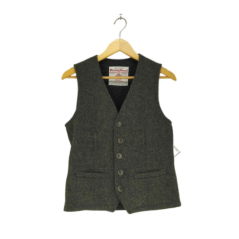 ハリスツイード Harris Tweed 切替ツイードジレ メンズ JPN:M
