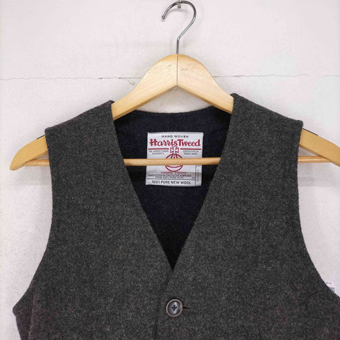 ハリスツイード Harris Tweed 切替ツイードジレ メンズ JPN:M