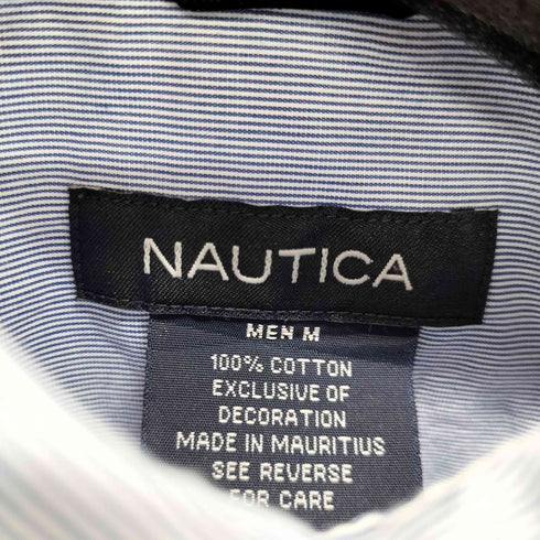 ノーティカ NAUTICA L/S BDストライプシャツ メンズ import:M