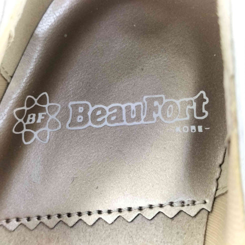 ビューフォート Beaufort チェーンデザイン ウェッジソール ローファー レディース 23.5 EEE