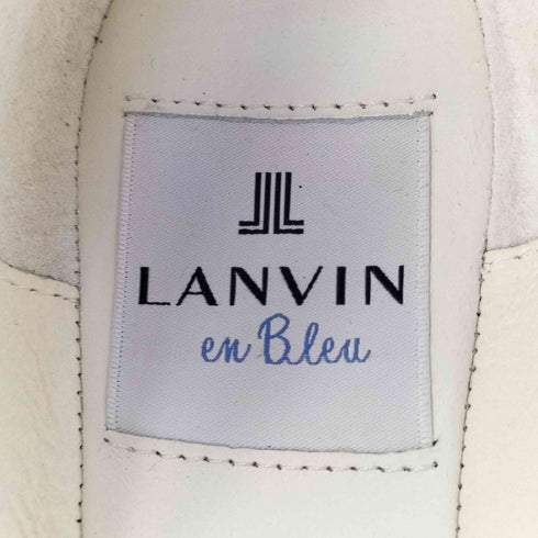 ランバンオンブルー LANVIN en Bleu リボンモチーフ カッターパンプス レディース JPN:22