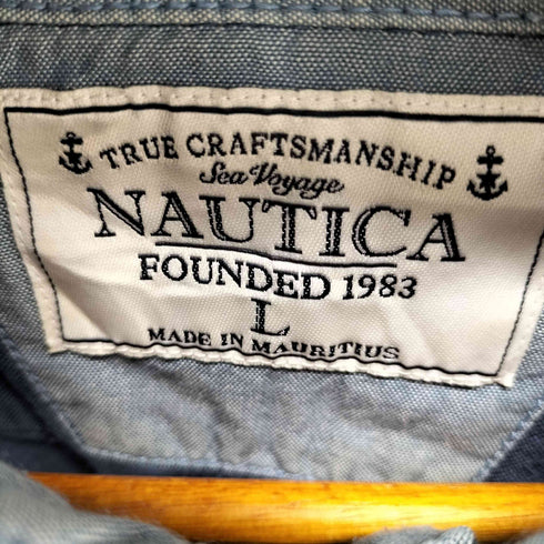 ノーティカ NAUTICA L/S ワークシャツ メンズ import:L