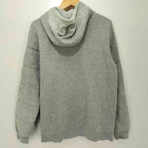 ナイキ NIKE FLEECE FULL ZIPUP HOODY GREY フリース切替ジップアップパーカー メンズ M