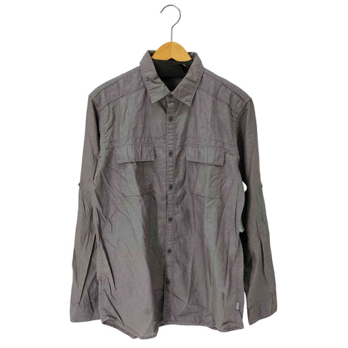 カルバンクライン CALVIN KLEIN L/S ミリタリーシャツ メンズ import:M