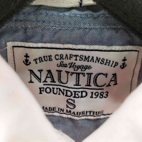 ノーティカ NAUTICA L/S BDプレーンシャツ メンズ import:S