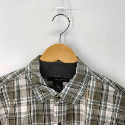 カルバンクラインジーンズ Calvin Klein Jeans L/S チェックシャツ メンズ import:M