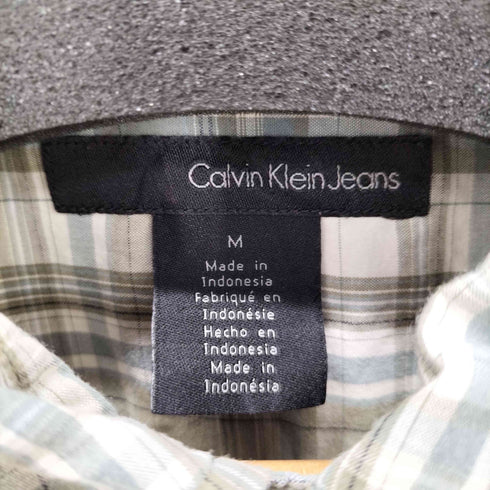 カルバンクラインジーンズ Calvin Klein Jeans L/S チェックシャツ メンズ import:M