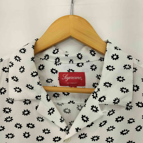 シュプリーム Supreme 18SS Flower Rayon L/S Shirt メンズ JPN:M