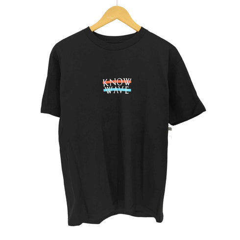 ノーウェーブ KNOW WAVE ロゴプリント クルーネックTシャツ メンズ JPN:M