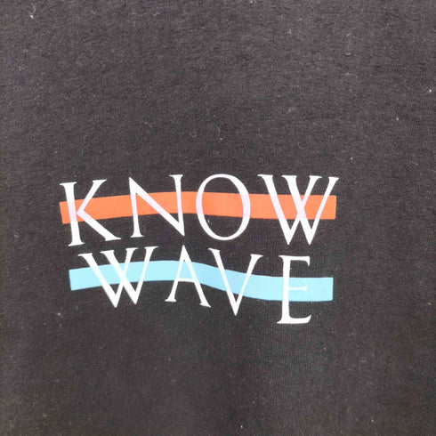 ノーウェーブ KNOW WAVE ロゴプリント クルーネックTシャツ メンズ JPN:M