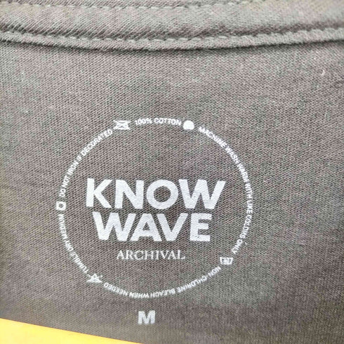ノーウェーブ KNOW WAVE ロゴプリント クルーネックTシャツ メンズ JPN:M