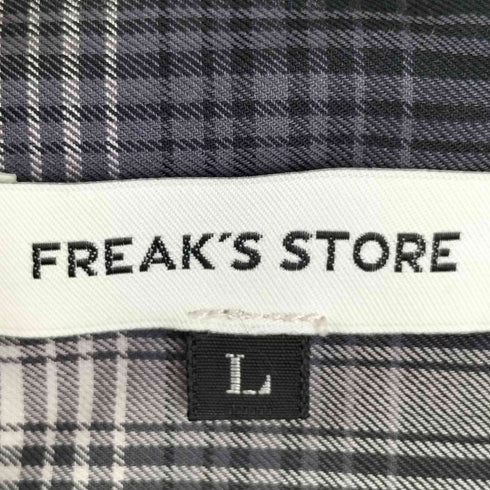 フリークスストア FREAKS STORE 半袖チェックシャツ メンズ JPN:L