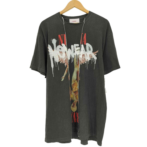 NOWEAR Band Hack In Utero Hack T-Shirts 再構築 グランジ バンドTシャツ メンズ JPN:XL