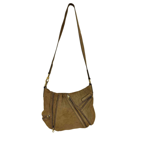 マークバイマークジェイコブス Marc by Marc Jacobs ラムレザー ジップデザイン ショルダーバッグ レディース