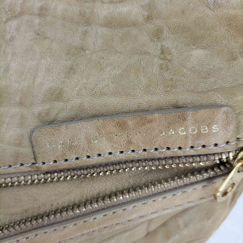 マークバイマークジェイコブス Marc by Marc Jacobs ラムレザー ジップデザイン ショルダーバッグ レディース