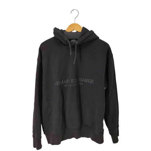 アルマーニエクスチェンジ ARMANI EXCHANGE ロゴプリントプルオーバーフーディ ナンバリング メンズ import:L